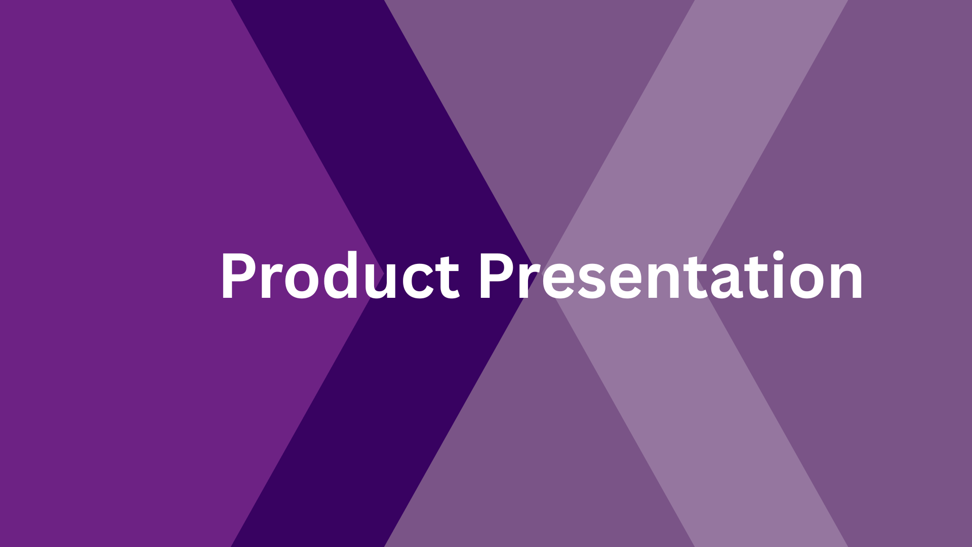 Product Presentation Package